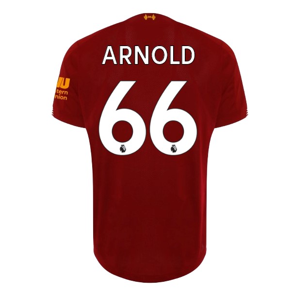 Camiseta Liverpool NO.66 Arnold 1ª Kit 2019 2020 Rojo